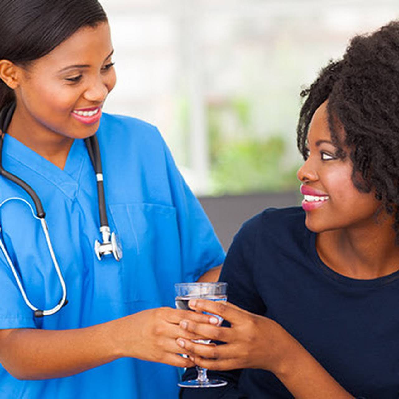 Nurse consulting with a patient at Joy Clinic Ermelo